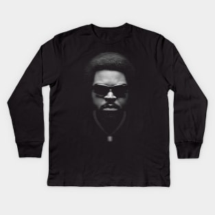 Ice Cube Raw Footage Kids Long Sleeve T-Shirt